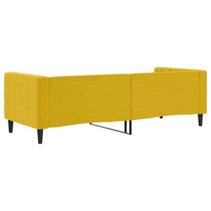 Gelbes Tagesbett Samt 80x200 cm
