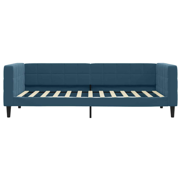 Blaues Tagesbett 90x200 cm Samt