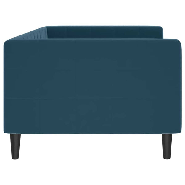 Blaues Tagesbett 90x200 cm Samt
