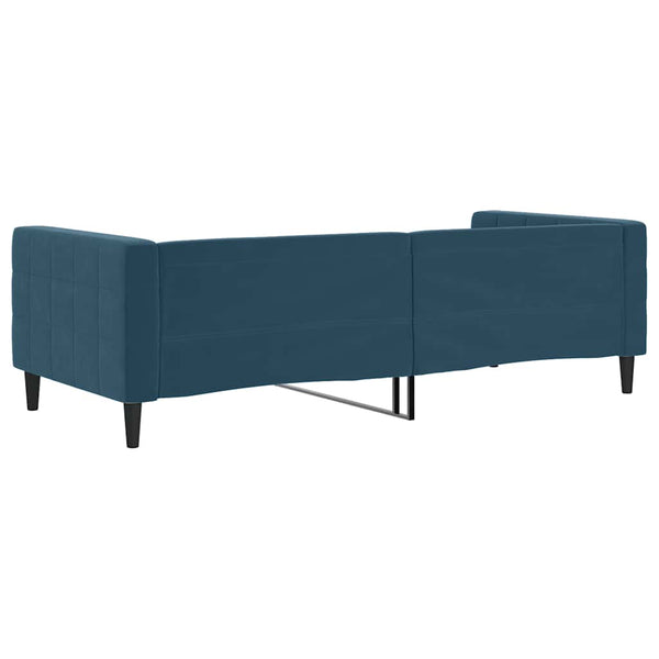 Blaues Tagesbett 90x200 cm Samt