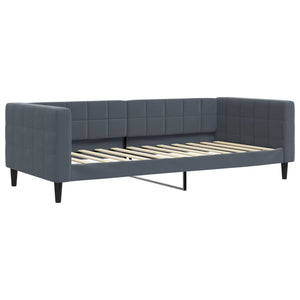 Tagesbett Dunkelgrau 90x200 cm Samt