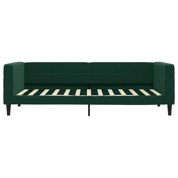 Tagesbett Dunkelgrün 90x200 cm Samt