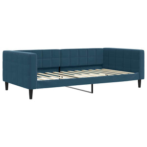 Blaues Tagesbett Samt 100x200 cm