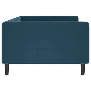 Blaues Tagesbett Samt 100x200 cm