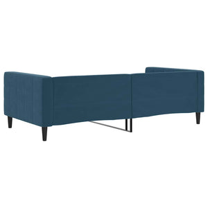 Blaues Tagesbett Samt 100x200 cm