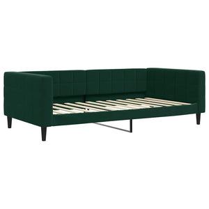 Tagesbett Dunkelgrün Samt 100x200 cm