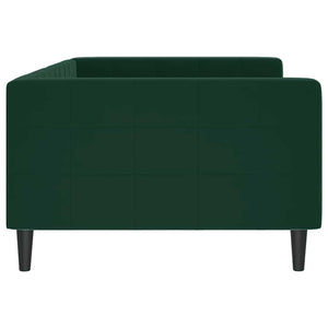 Tagesbett Dunkelgrün Samt 100x200 cm