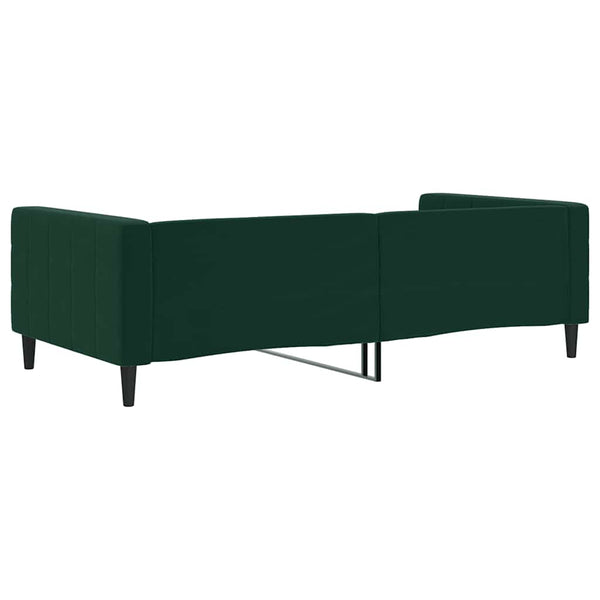 Tagesbett Dunkelgrün Samt 100x200 cm
