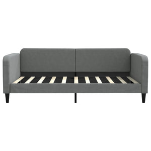 Tagesbett Dunkelgrau 100x190 cm