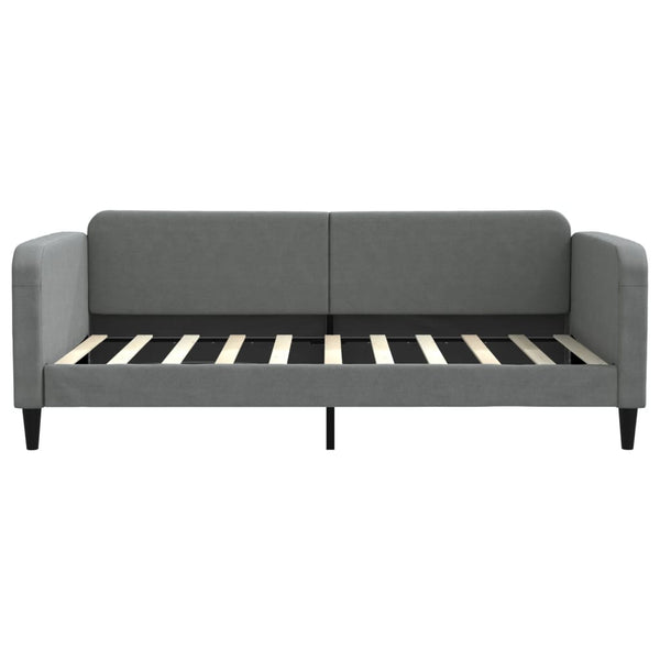 Tagesbett Dunkelgrau 100x190 cm