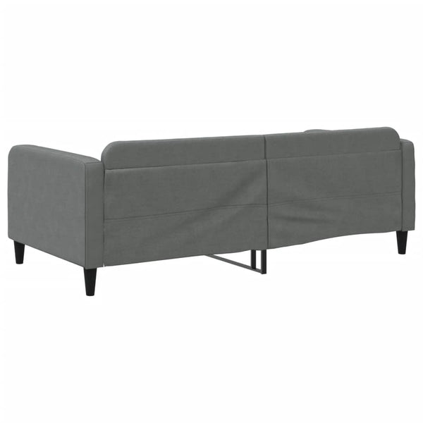 Tagesbett Dunkelgrau 100x190 cm