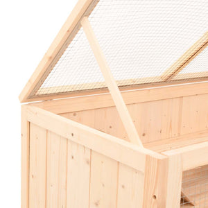 Hamsterkäfig 104 x 52 x 54 cm Massivholz Tanne