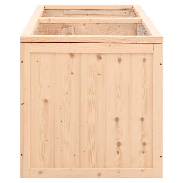 Hamsterkäfig 89,5x45x45 cm Massivholz Tanne