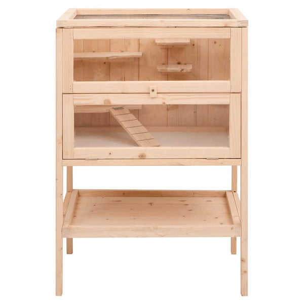 Hamsterkäfig 55 x 40 x 80 cm Massivholz Tanne
