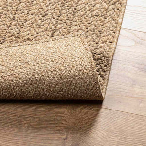 Jute-Optik Teppich 160x230 cm für Innen & Außen