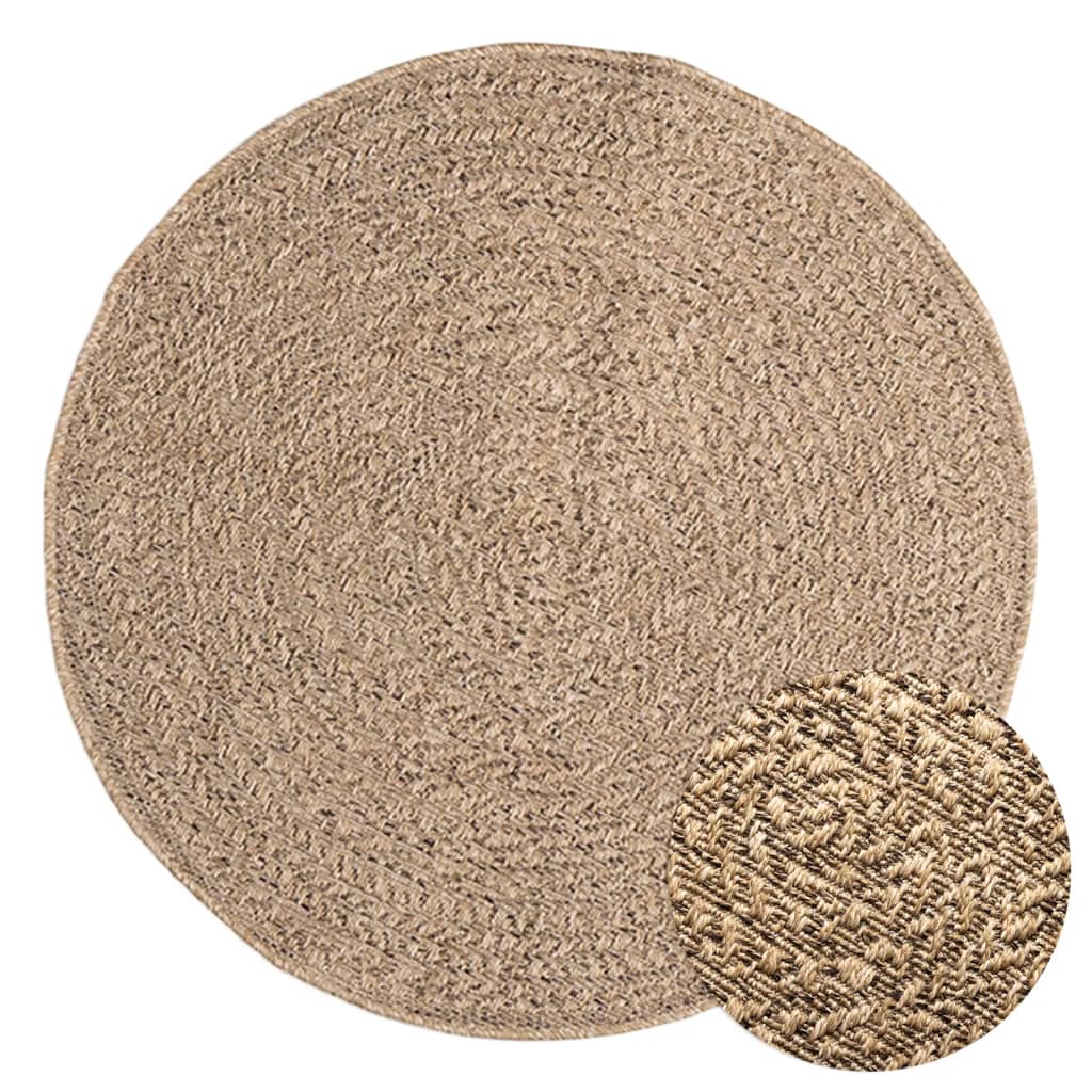 Teppich Jute-Optik 90 cm für Innen & Außen