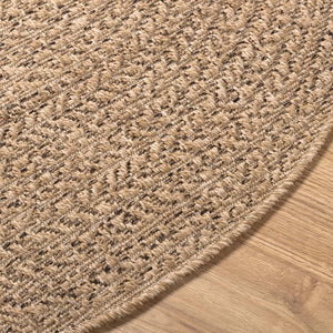 Jute Teppich 160 cm für Innen & Außen