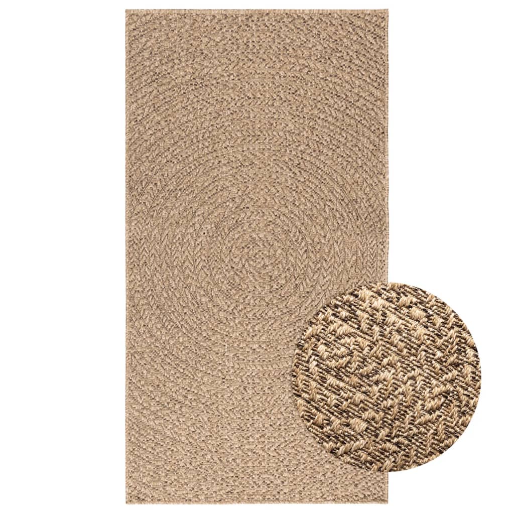 Jute-Optik Teppich 80x150 cm für Innen & Außen