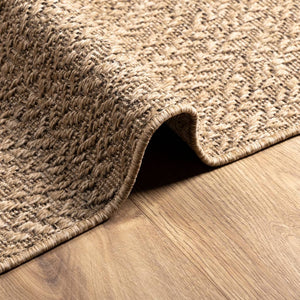 Jute-Optik Teppich 80x150 cm für Innen & Außen