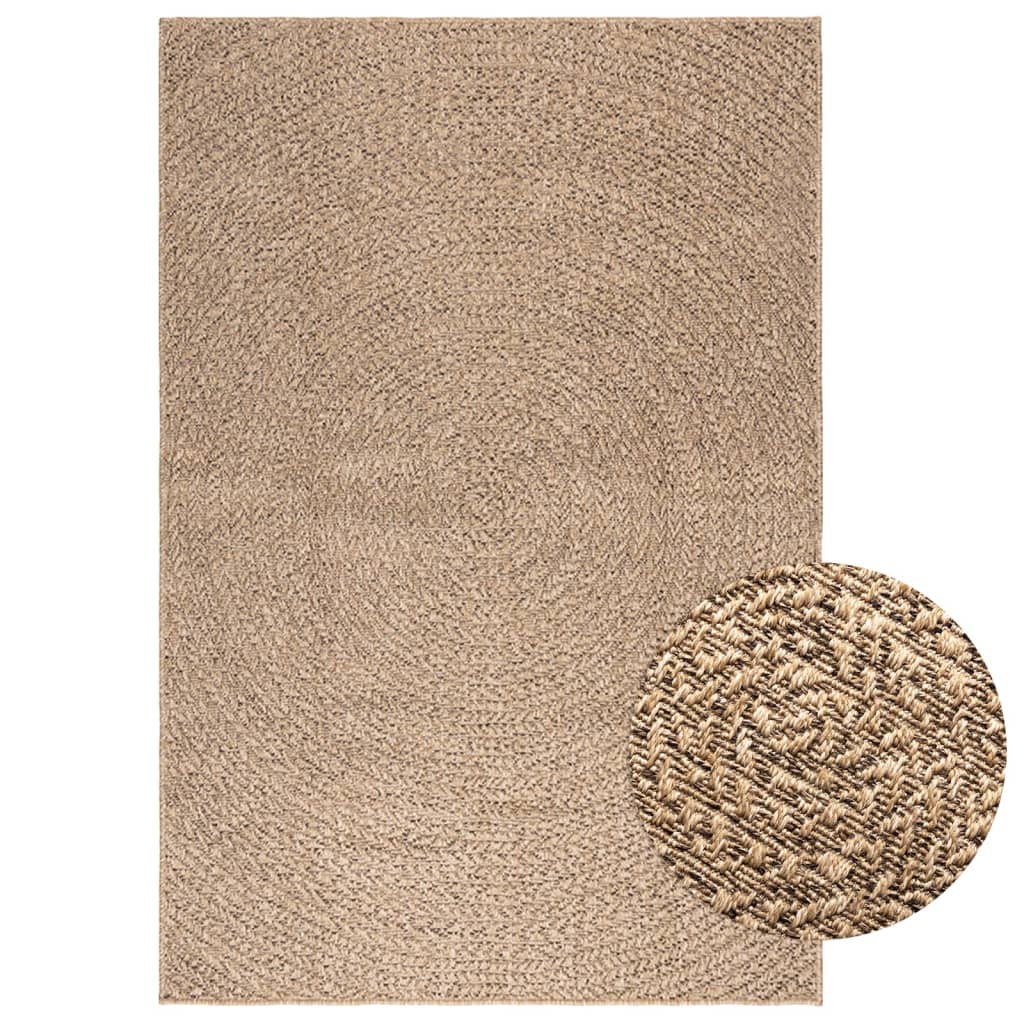 Teppich ZIZUR Jute-Optik 120x170 cm Indoor/Outdoor