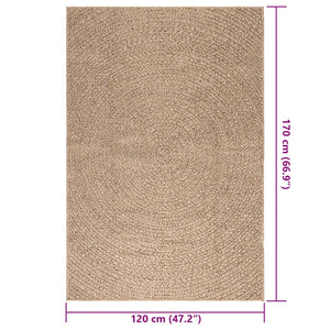 Teppich ZIZUR Jute-Optik 120x170 cm Indoor/Outdoor