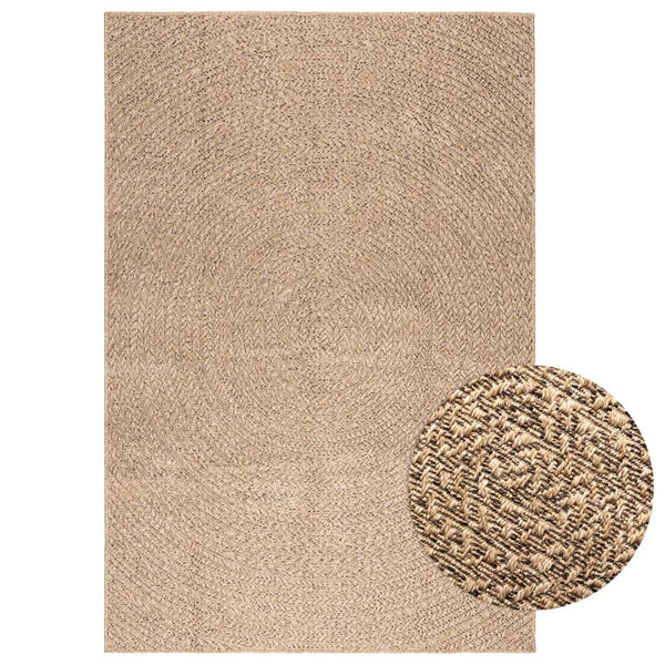 Jute-Optik Teppich 140x200 cm für Innen & Außen