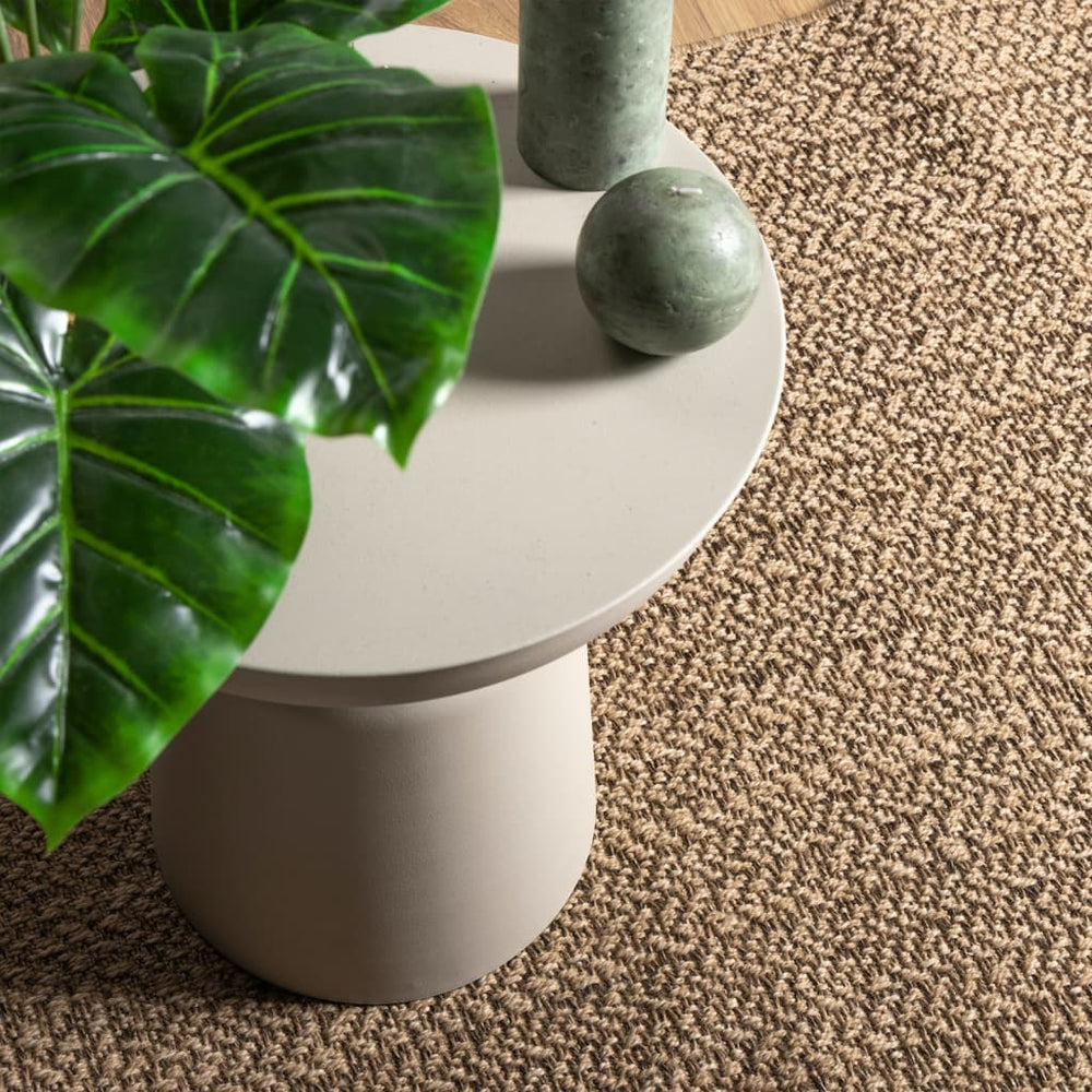 Jute-Optik Teppich 140x200 cm für Innen & Außen
