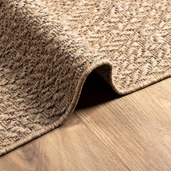 Jute-Optik Teppich 140x200 cm für Innen & Außen