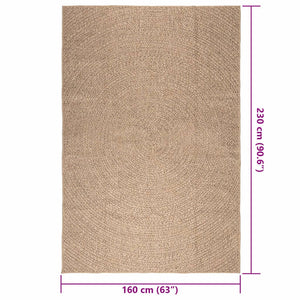 Teppich ZIZUR Jute-Optik 160x230 cm