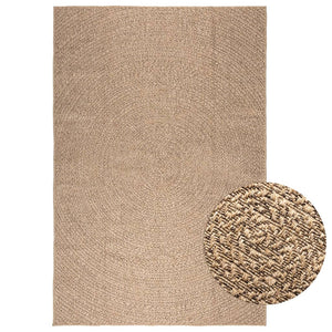 vidaXL Tapis ZIZUR 200x290 cm Aspect jute Intérieur et extérieur