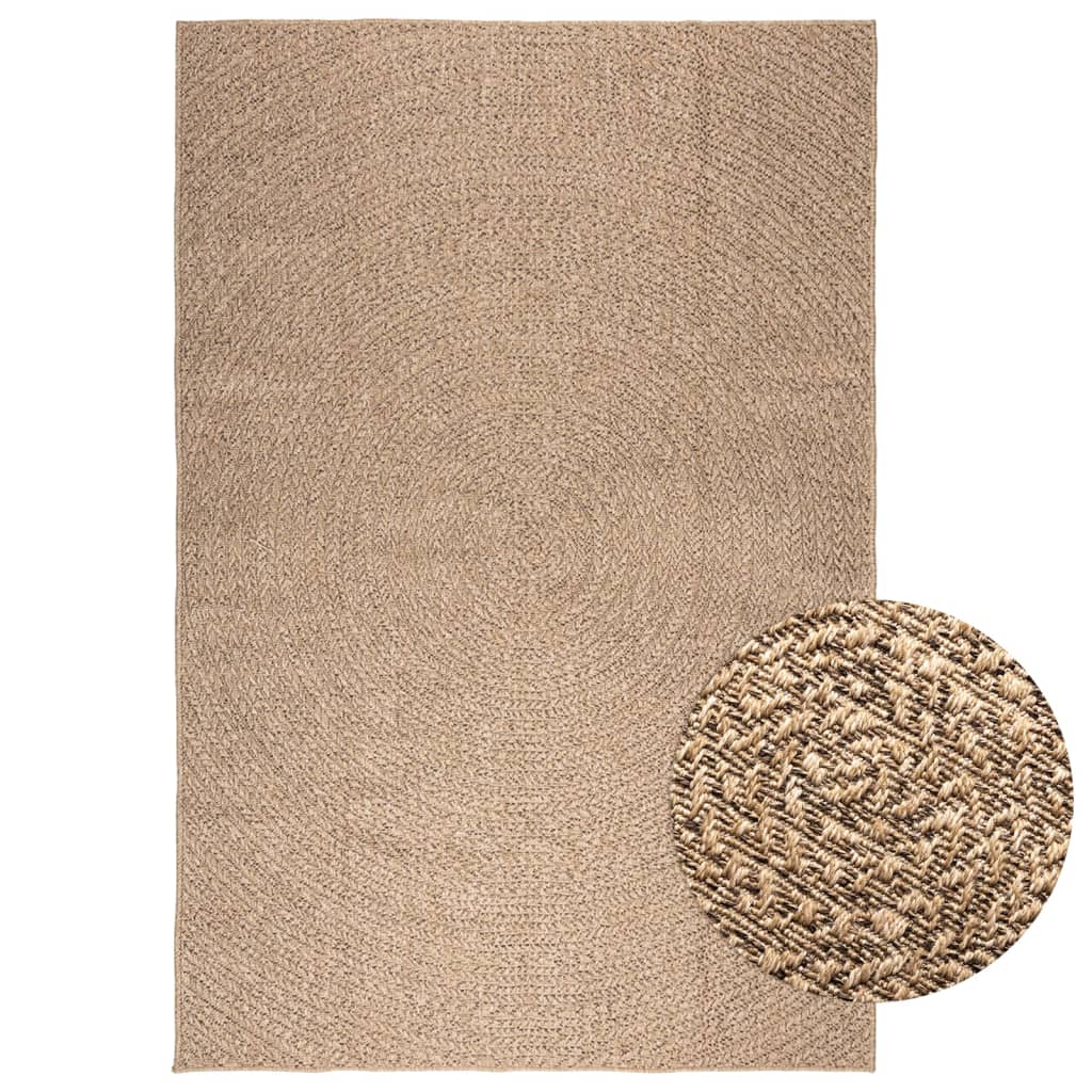 vidaXL Tapis ZIZUR 200x290 cm Aspect jute Intérieur et extérieur