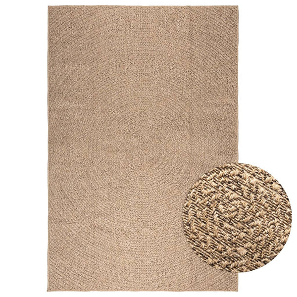 vidaXL Tapis ZIZUR 200x290 cm Aspect jute Intérieur et extérieur