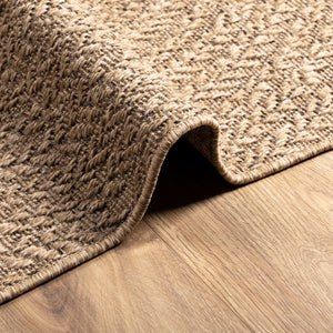 vidaXL Tapis ZIZUR 200x290 cm Aspect jute Intérieur et extérieur