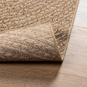 vidaXL Tapis ZIZUR 200x290 cm Aspect jute Intérieur et extérieur
