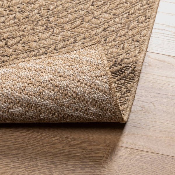 vidaXL Tapis ZIZUR 200x290 cm Aspect jute Intérieur et extérieur
