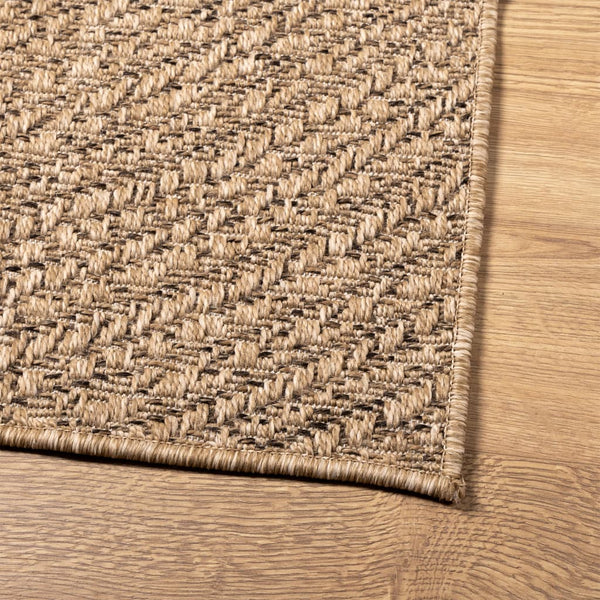 vidaXL Tapis ZIZUR 200x290 cm Aspect jute Intérieur et extérieur