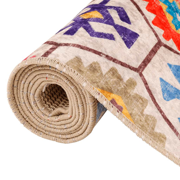 Teppich Waschbar Mehrfarbig 120x180 cm
