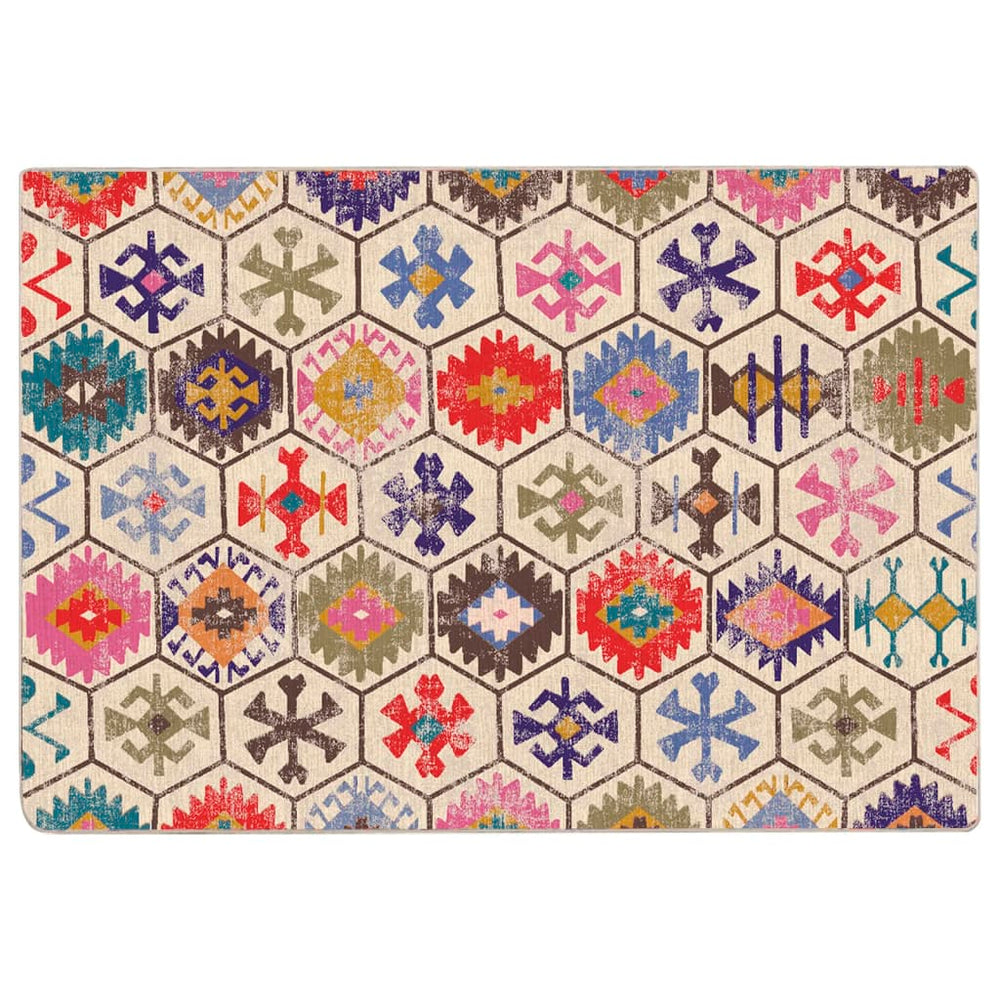 Teppich Waschbar Mehrfarbig 160x230 cm