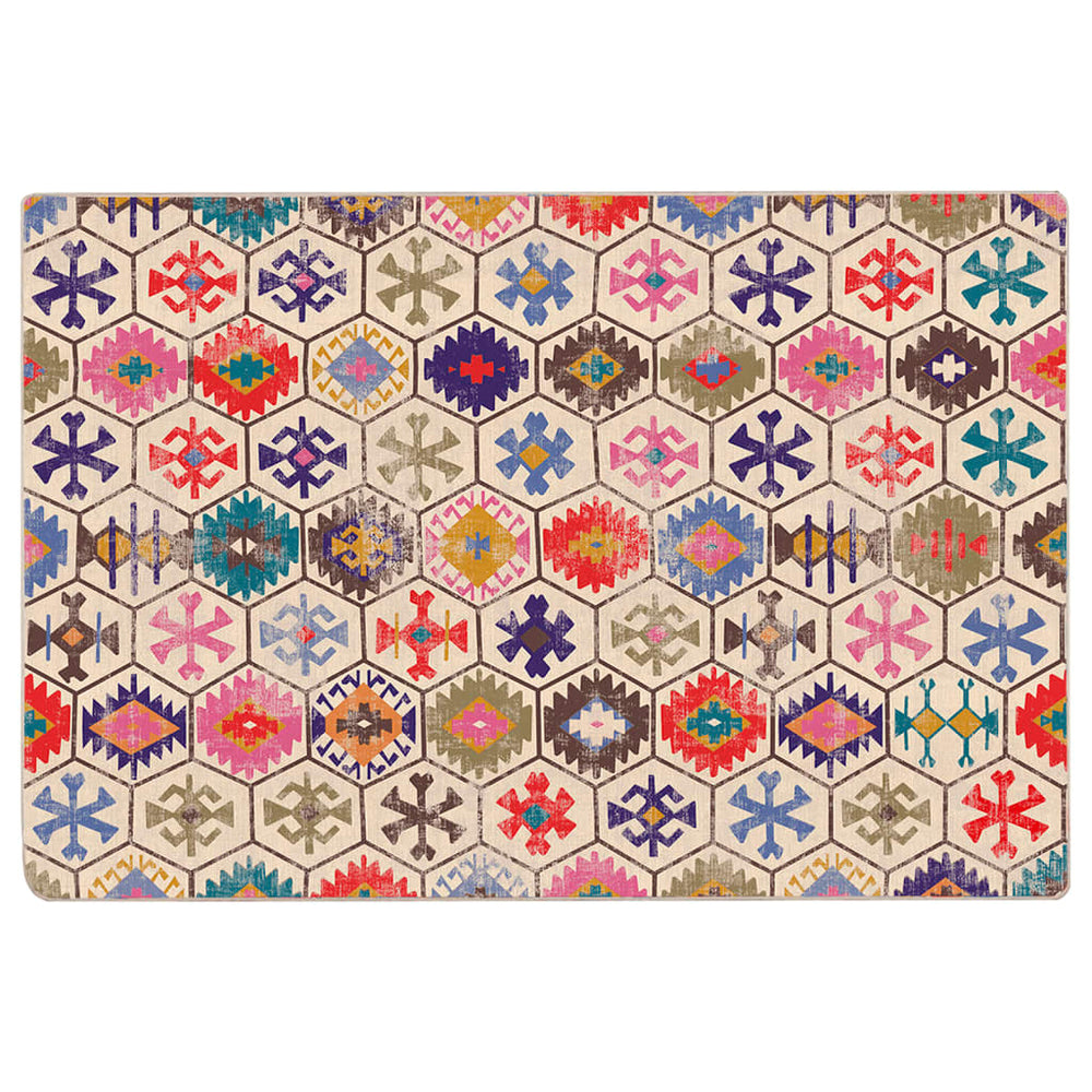 Teppich Waschbar Mehrfarbig 190x300 cm