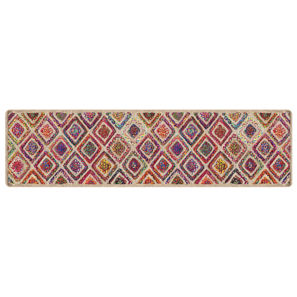 Teppich Waschbar Mehrfarbig 80x300 cm