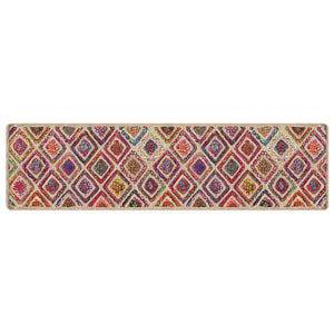 Teppich Waschbar Mehrfarbig 80x300 cm