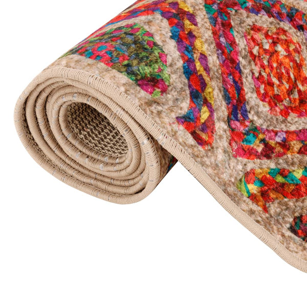 Teppich Waschbar Mehrfarbig 120x180 cm