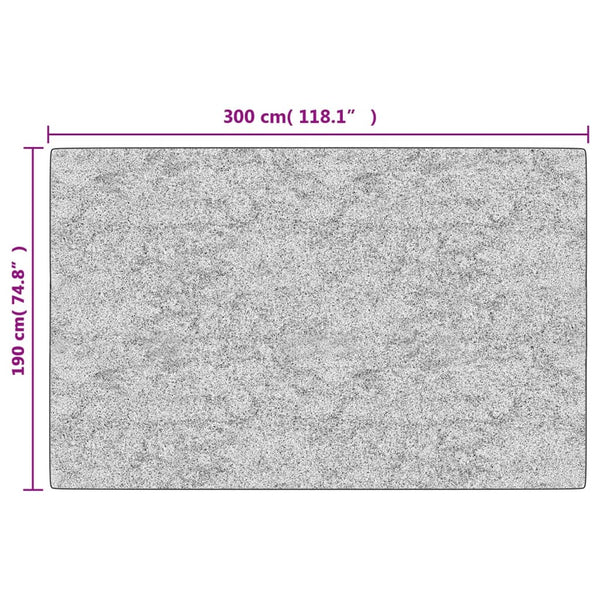 Teppich Waschbar Mehrfarbig 190x300 cm