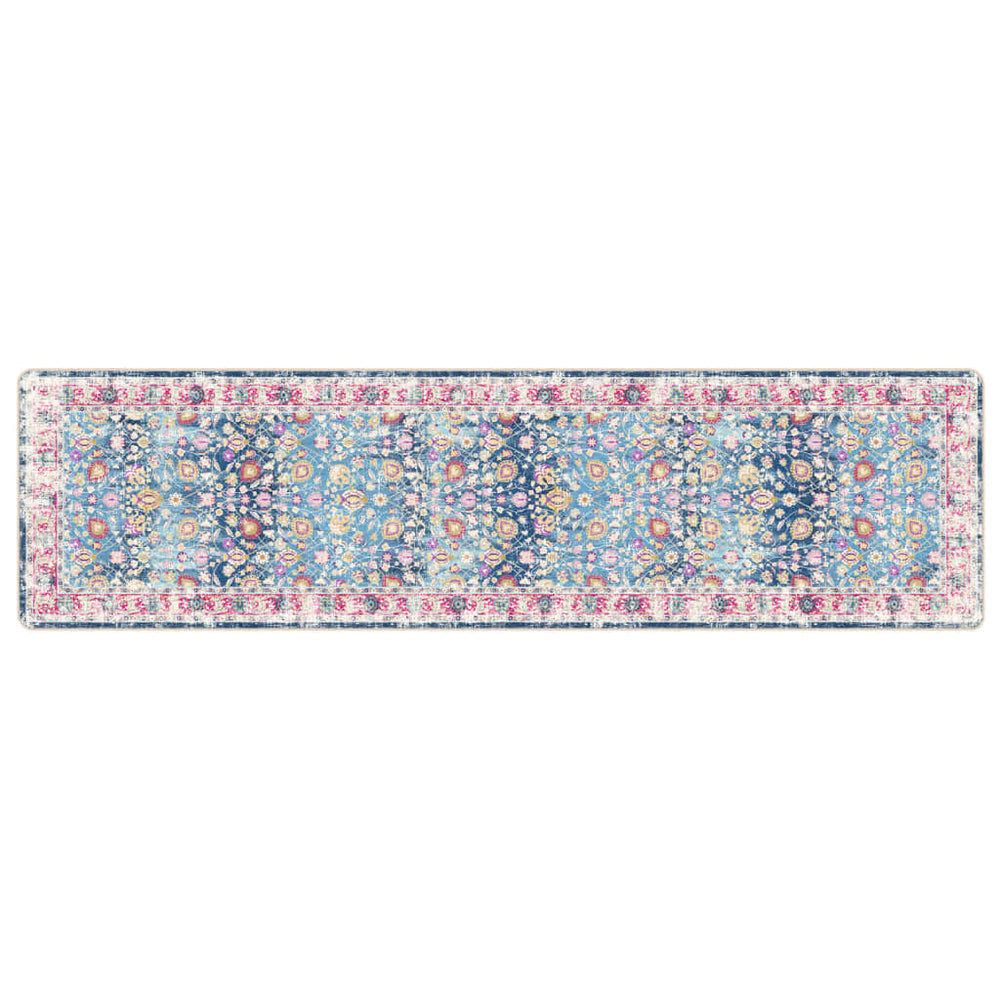 Teppich Waschbar Mehrfarbig 80x300 cm