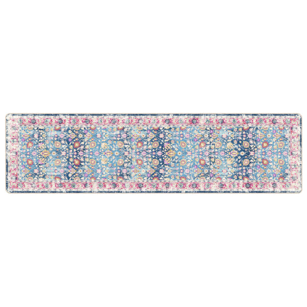 Teppich Waschbar Mehrfarbig 80x300 cm