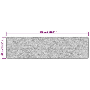 Teppich Waschbar Mehrfarbig 80x300 cm