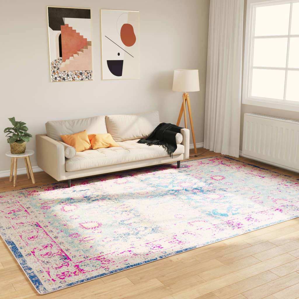 Teppich Waschbar Mehrfarbig 190x300 cm