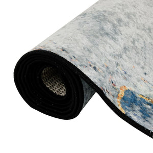 Teppich Waschbar Mehrfarbig 80x150 cm