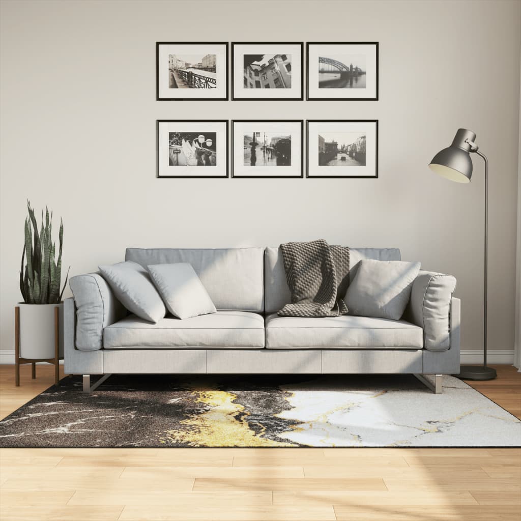 Teppich Waschbar Mehrfarbig 120x180 cm
