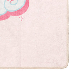 Kinderteppich Rosa 160x230 cm Einhorn Waschbar